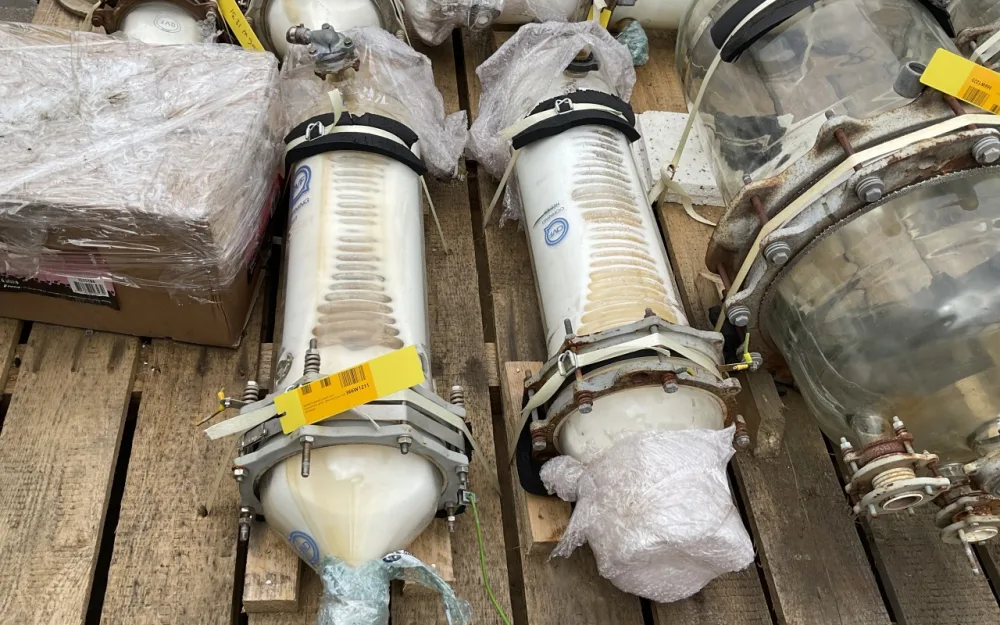 QVF Glasstechnik spiral - Shell and tube heat exchanger