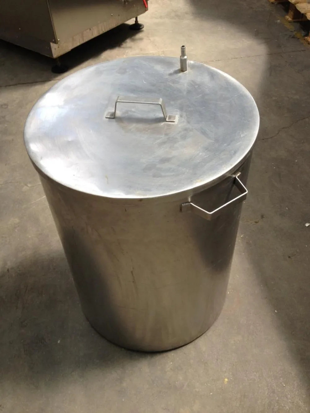 CONTENITORE IN ACCIAIO INOX MOD. 70 LITRI