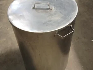 CONTENITORE IN ACCIAIO INOX MOD. 70 LITRI