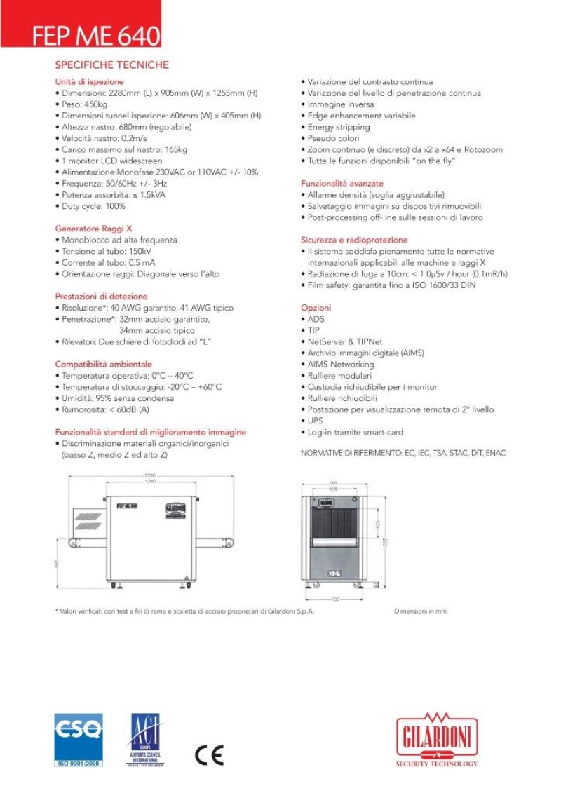 RILEVATORE DI METALLI – GILARDONI – MOD. FEP ME 640