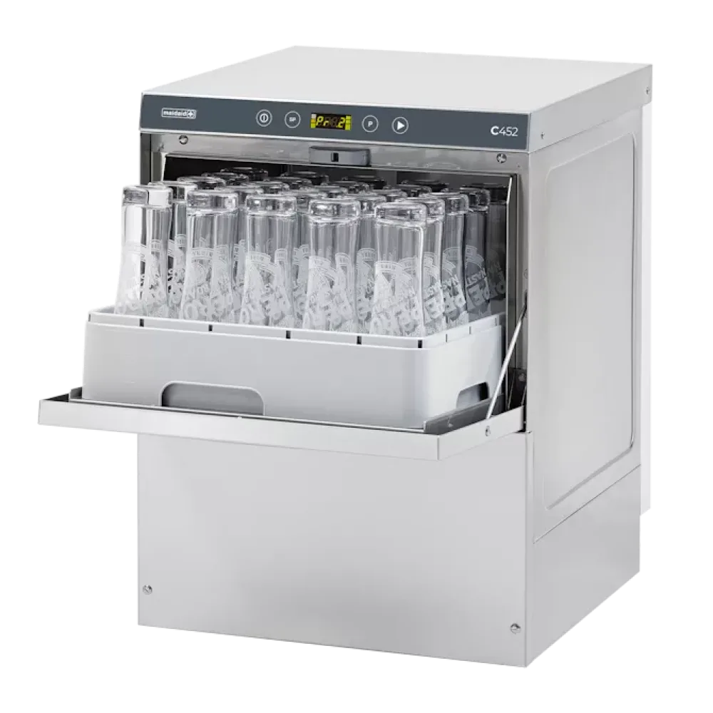 Maidaid C452D Undercounter Glasswasher with Drain Pump - islandcatering