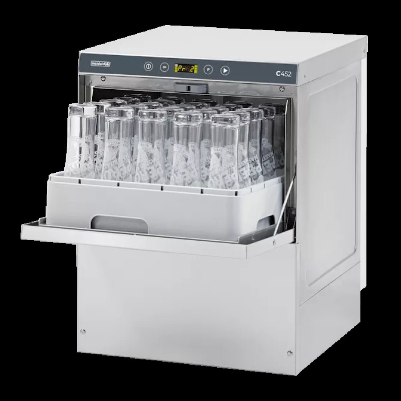 Maidaid C452D Undercounter Glasswasher with Drain Pump - islandcatering