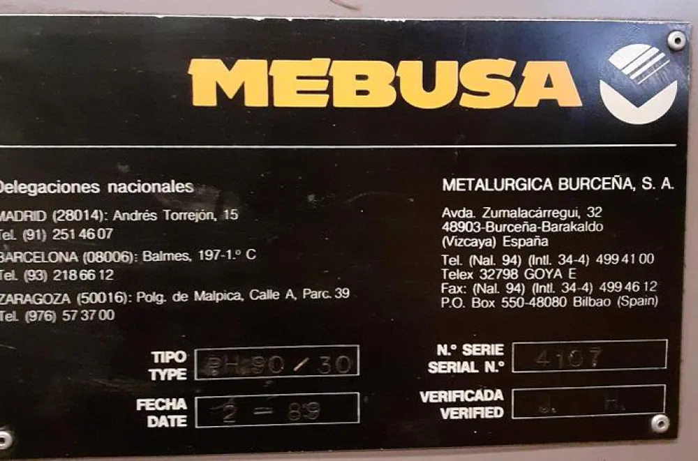 Quinadeira Mebusa PH 90/30