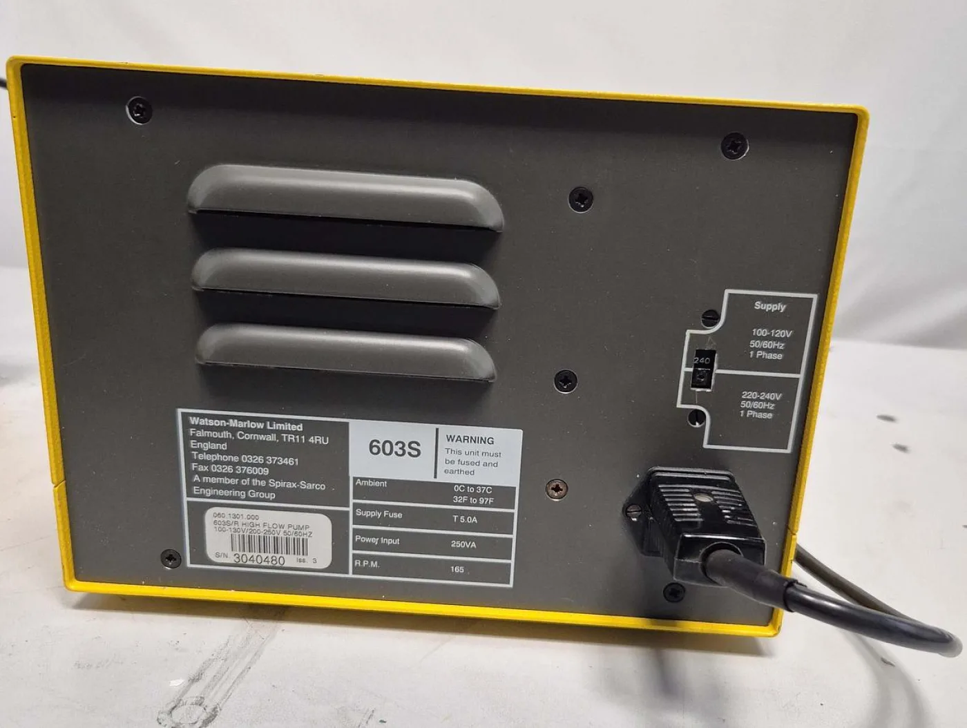 Watson Marlow Laborpumpe 603S/R High Flow Pump - 4