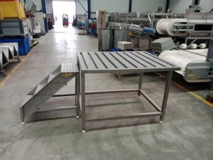 Platform stainless with stairs