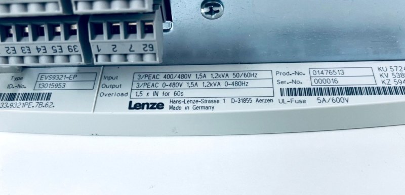 Lenze EVS9321-EP Profibus-DP 000016