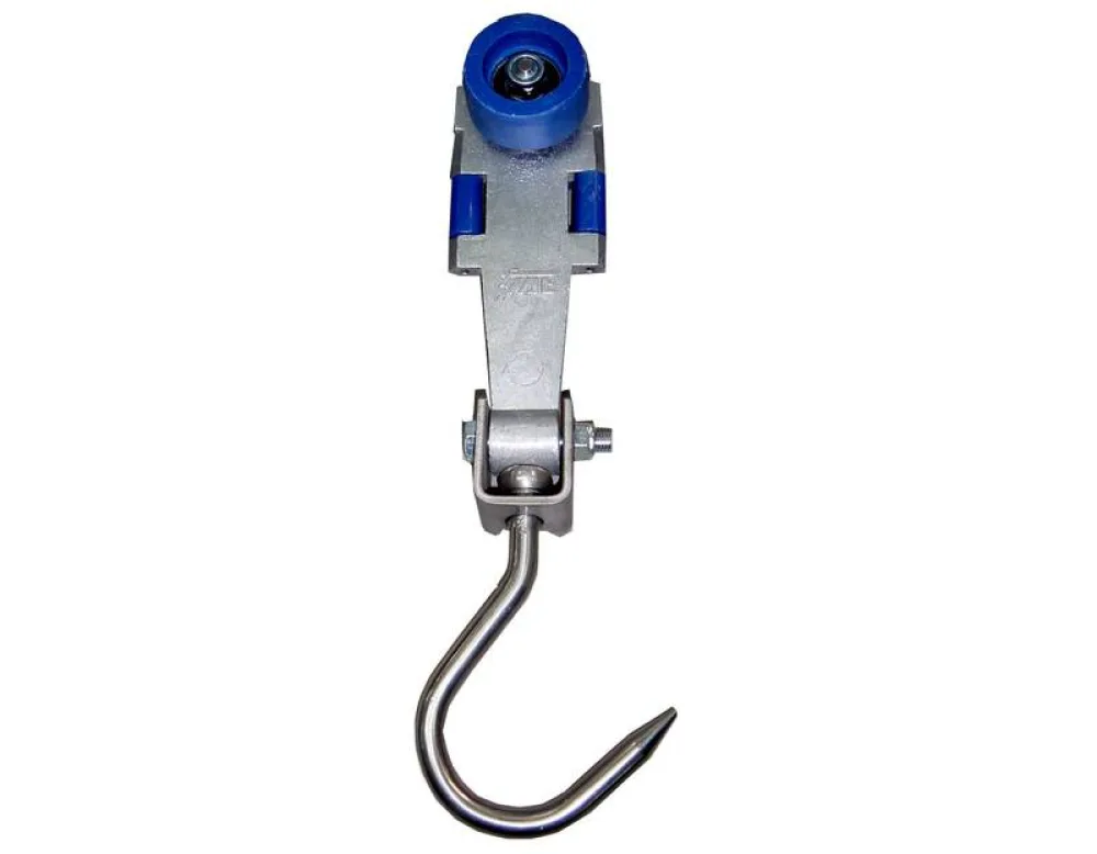 Bi-rail slaughtering hook - 18mm hook