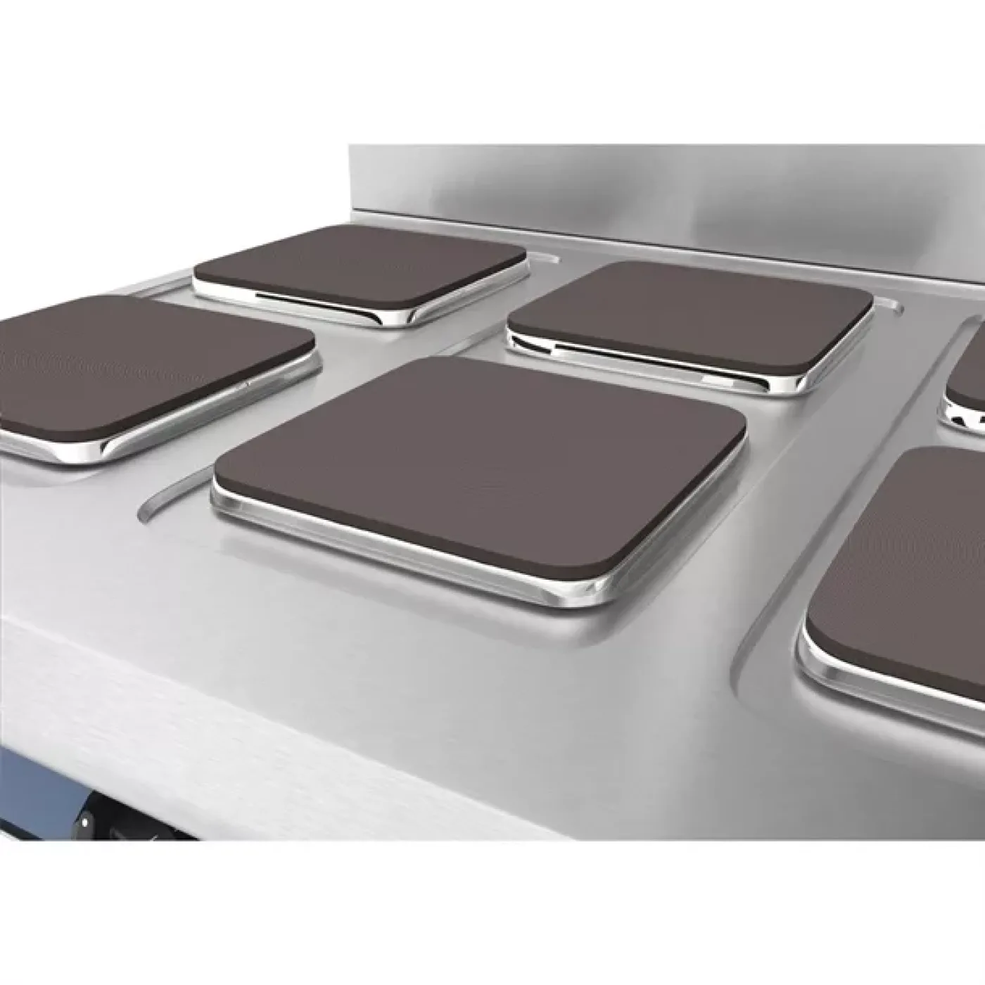 Blue Seal 6 Plate Countertop Hob 15.6kW E516S-B - islandcatering - 2