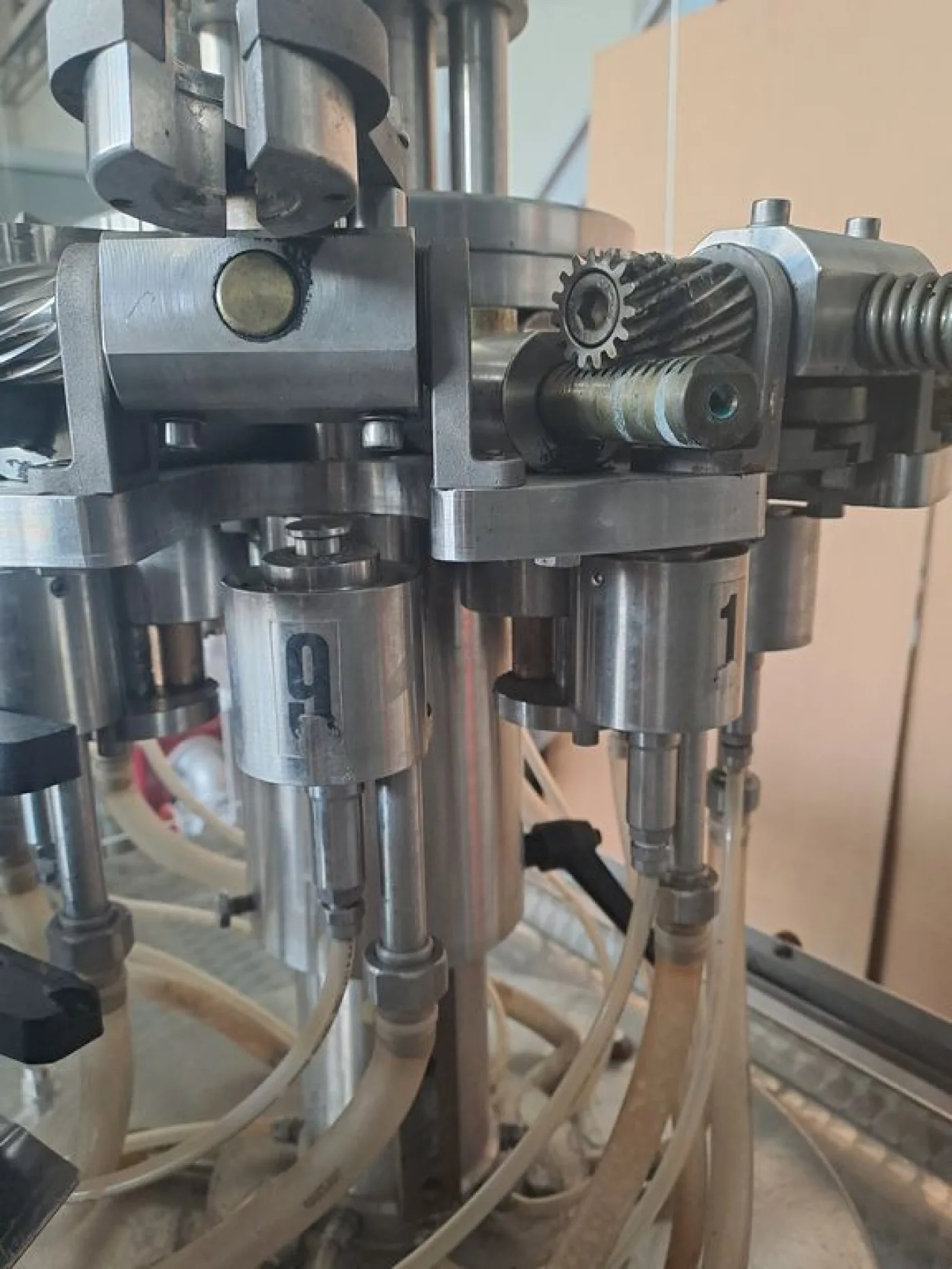 RINSER MACHINE GAI 9 NOZZLES IN STAINLESS STEEL, MODEL 10009, SECOND HAND MACHINE - 7