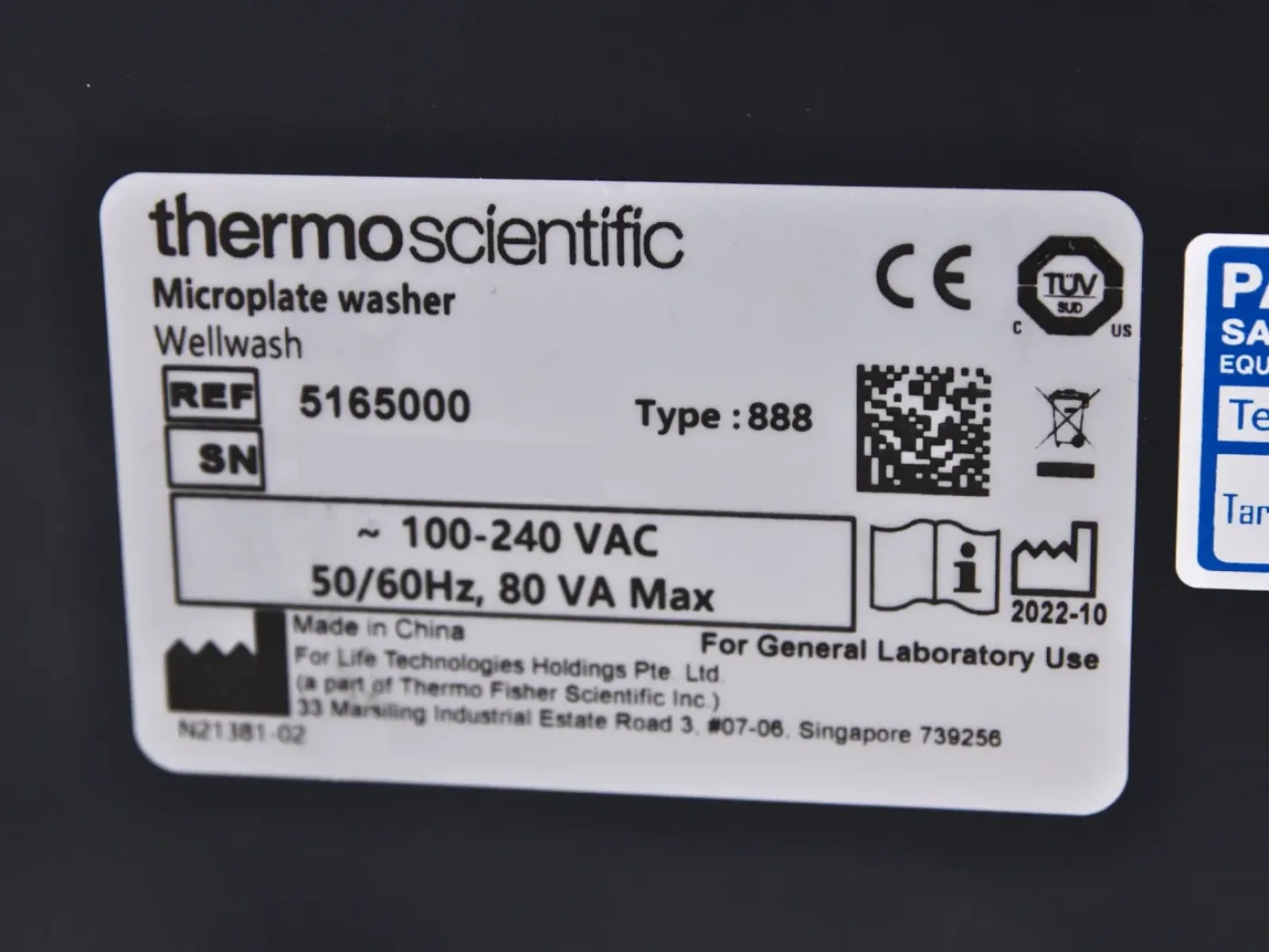 Thermo Scientific Wellwash 888 Microplate Washer - 4