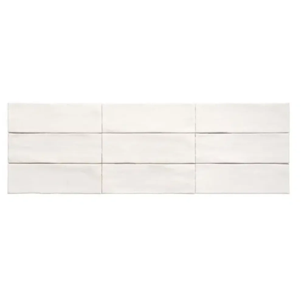 Sero Blanco 10MM Blanco decor tegel glanzend 23x7.5 cm