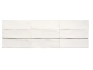 Sero Blanco 10MM Blanco decor tegel glanzend 23x7.5 cm