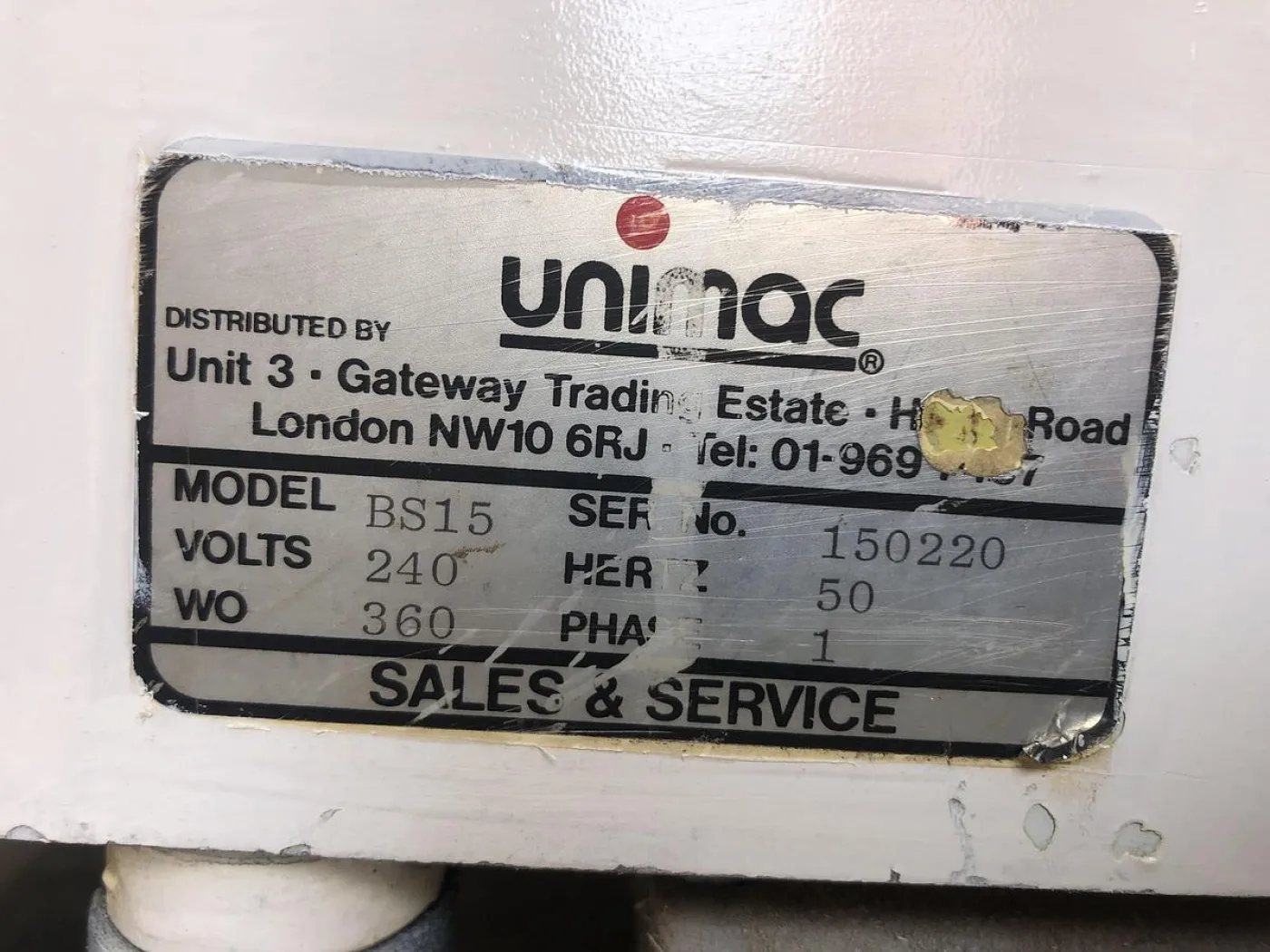 Unimac BS15 12mm Bread Slicer - 5