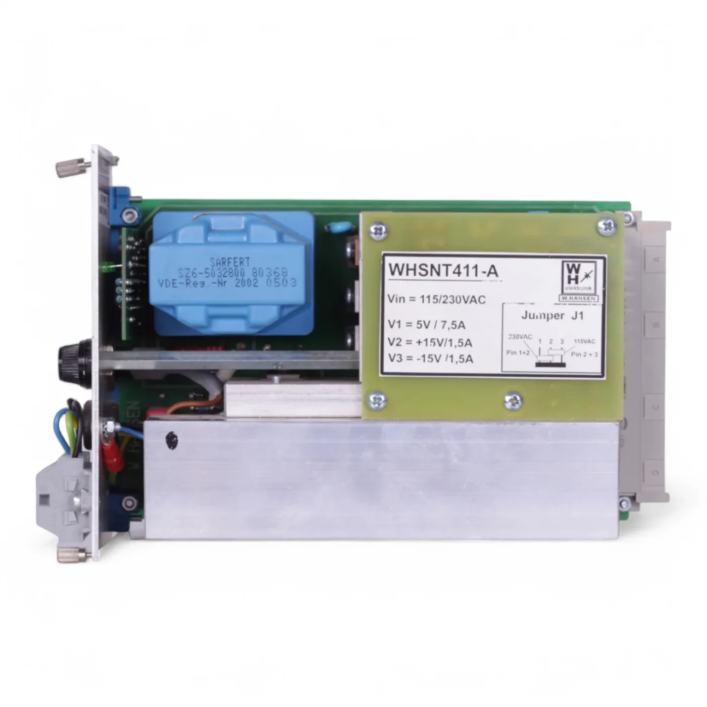 W .Hansen WHSNT 411-A WHSNT411-A Rack Netzteil Power Supply A 2859369 - 5