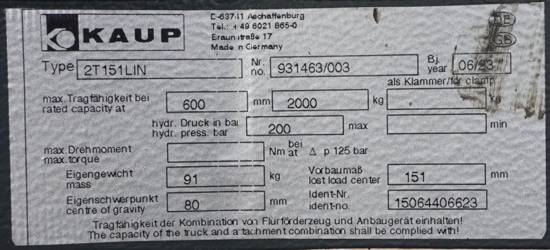 Hubgerüst Linde Hubgerüst (2023)