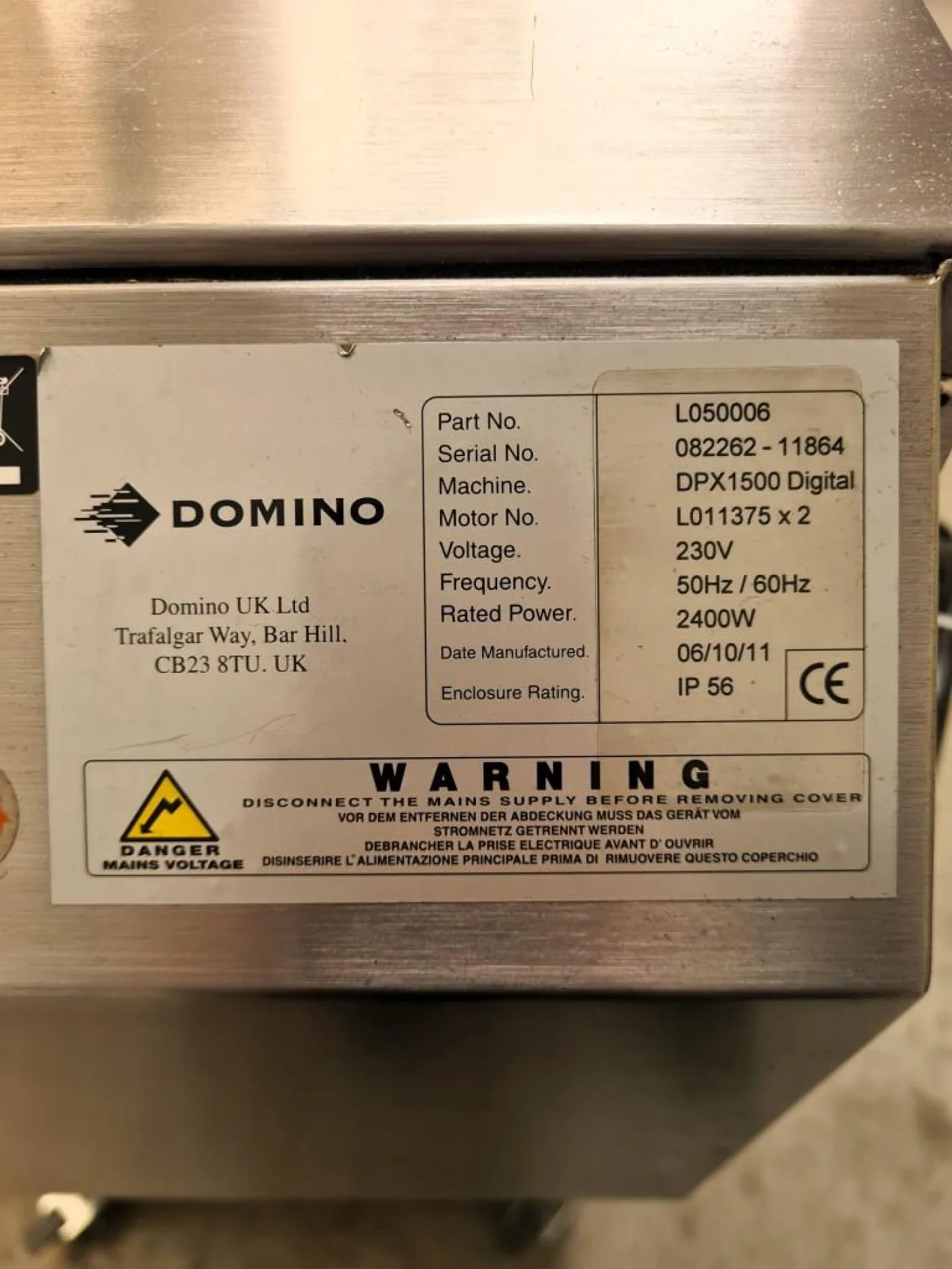 MARCATORE CODIFICATORE LASER – DOMINO – MOD. D-SERIES - 6