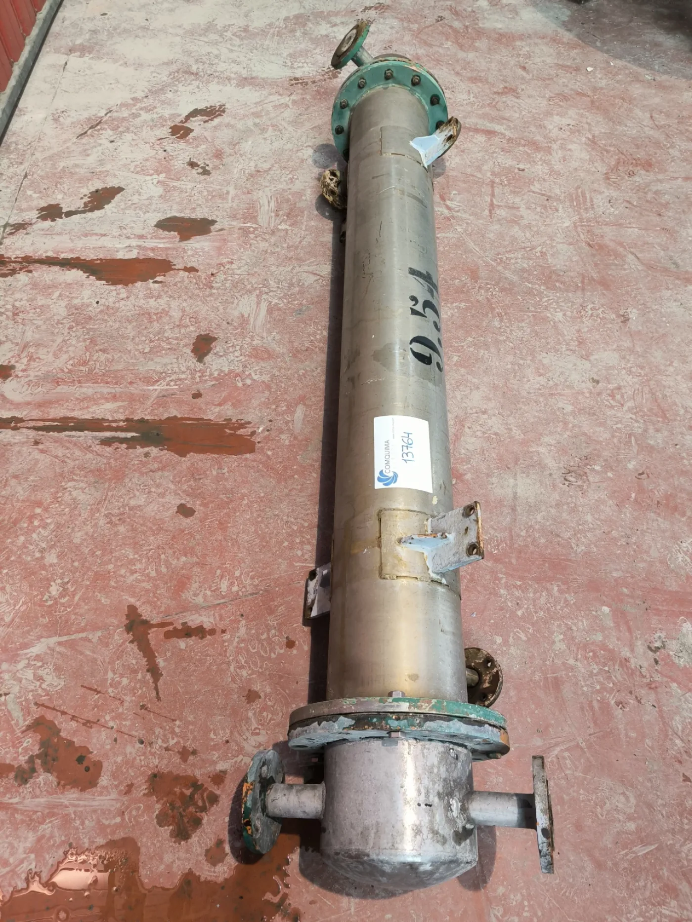 STAINLESS STEEL TUBULAR HEAT EXCHANGER 3.4 M² - 5