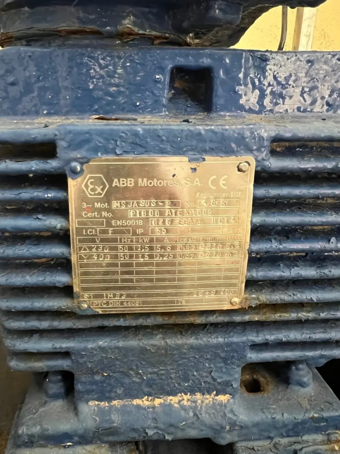 USED INGERSOLL-DRESSER PUMPS 40-25CPX125 1m3h 316L 1.5kW CENTRIFUGAL PUMP - 4