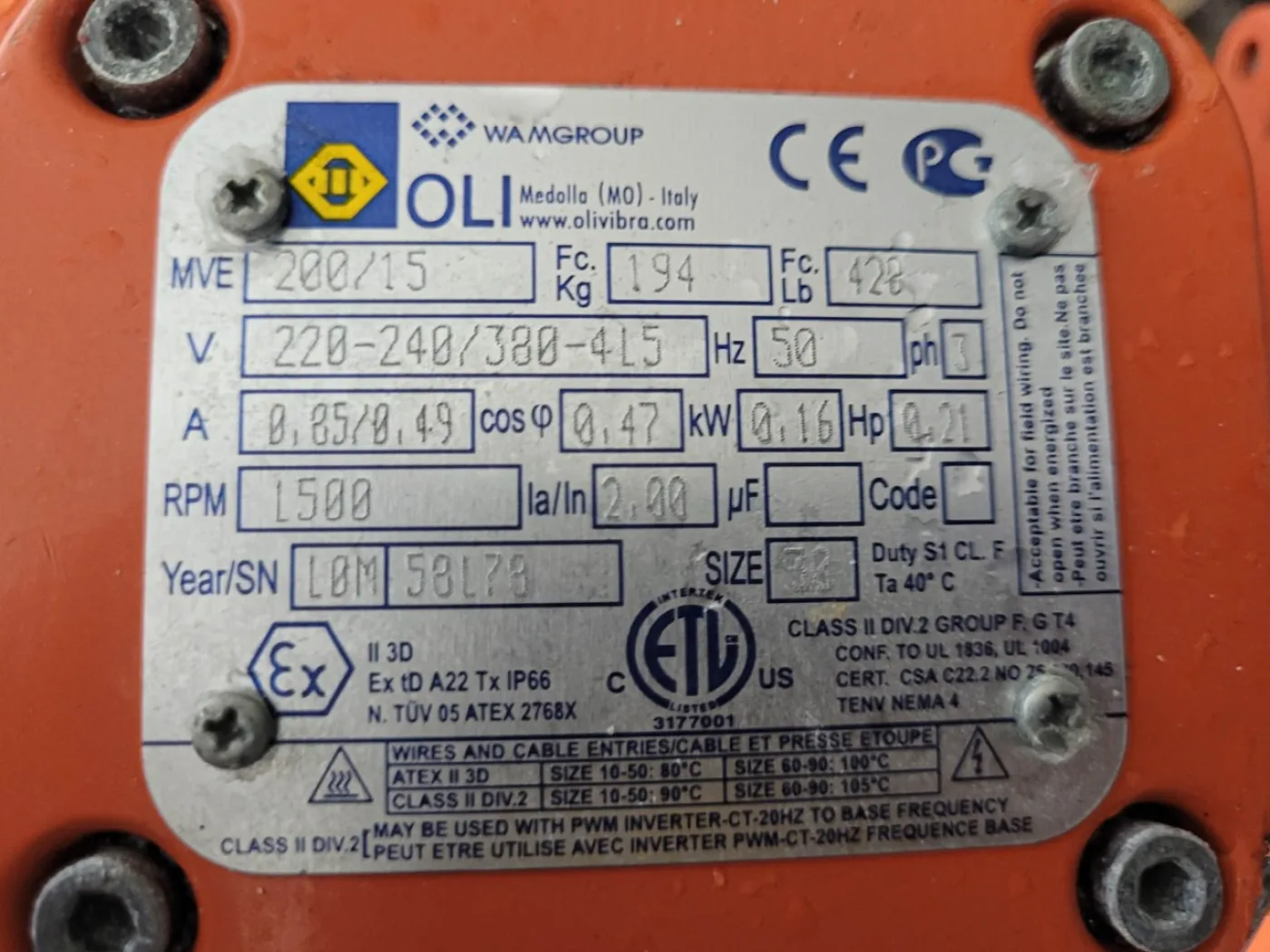 Gel Detmold CAD01-4182 - Vibro sieve - 6