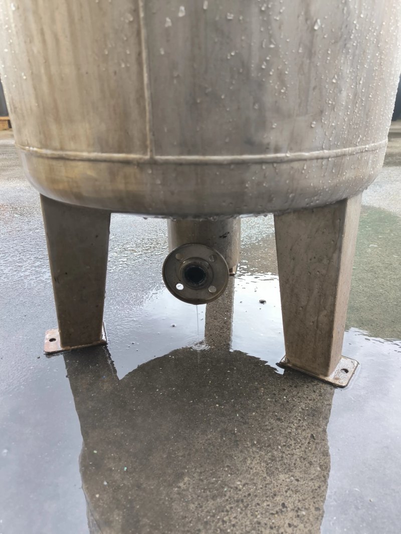 160 LITRE 316 STAINLESS STEEL TANK WITH AGITATOR