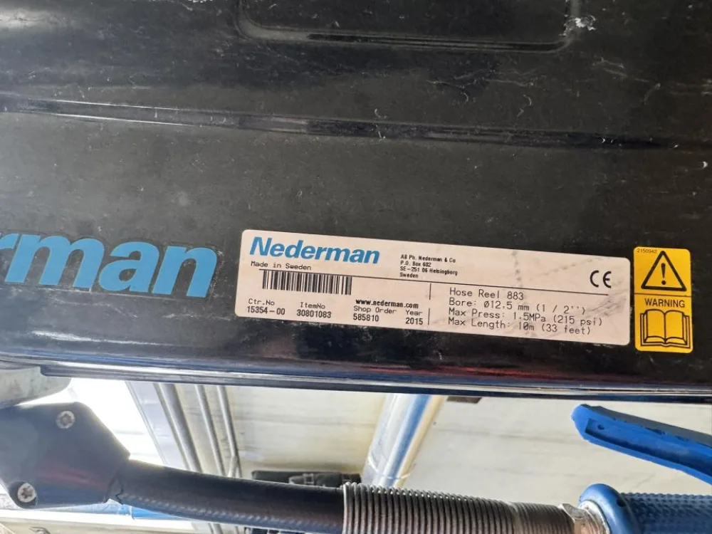 2015 Nederman Hose reel