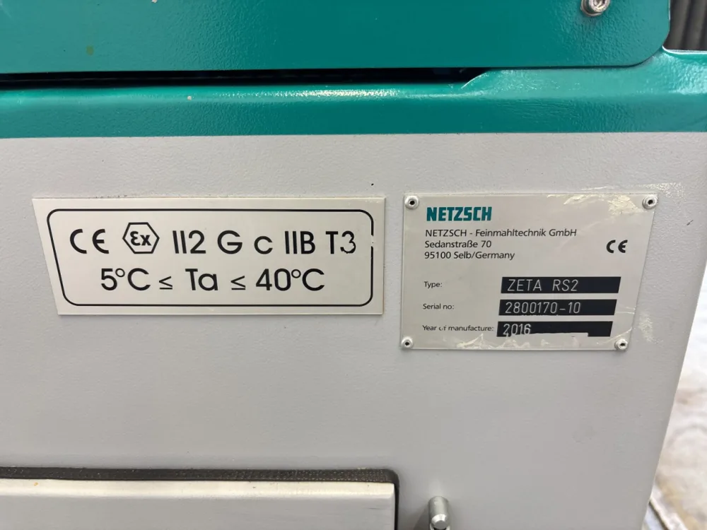 Netzsch Zeta RS 2 - Sand mill