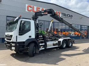 Iveco Trakker AD380T 6x4 Euro 6 Hiab 18 Tonmeter laadkraan