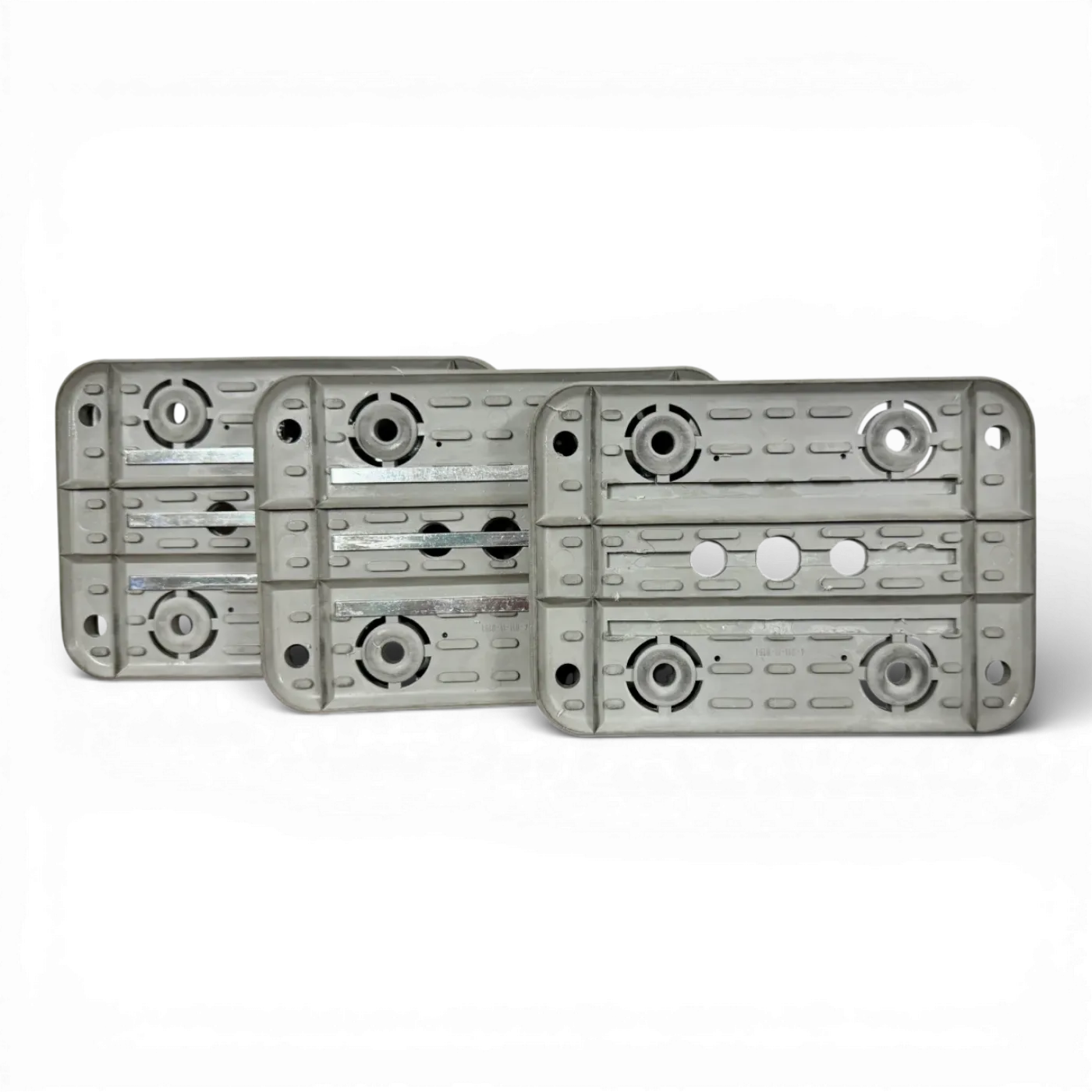 3 Stück -Schmalz HOMAG Reibbelag Saugplatte unten gebraucht 160x115x16,5 TPE Art.-Nr. 10.01.12.00593 Homag Art.-Nr. 4011110191 - 2