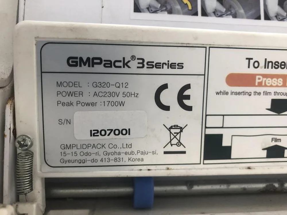 GMPack G320-Q12 Tray Sealing Machine