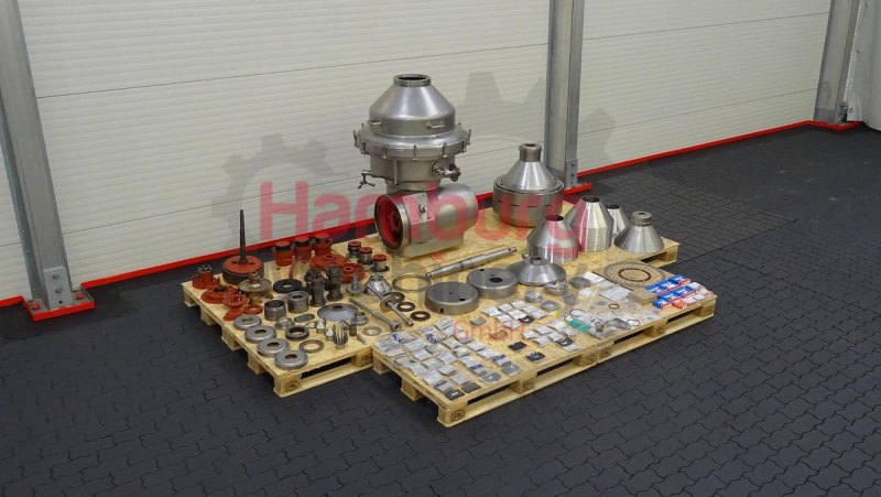 Incomplete Cream Separator Alfa Laval MRPX 214-74T with bowl and spare parts