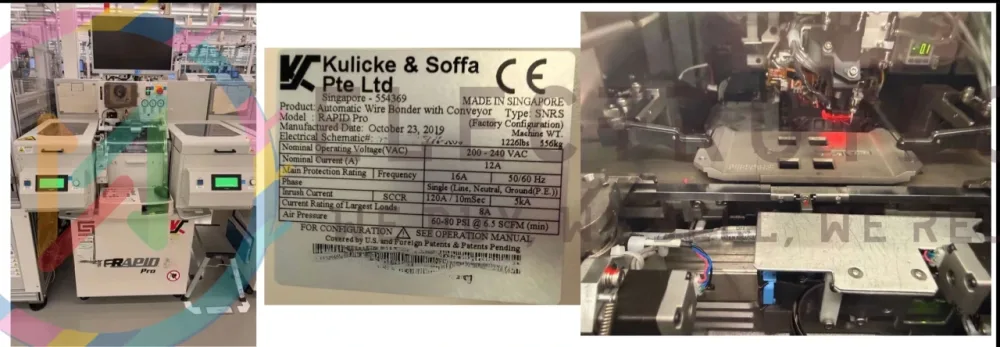 Kulicke & Soffa RapidPro, Ball Wedge Bonders, vintage 2019
