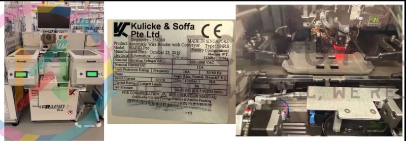 Kulicke & Soffa RapidPro, Ball Wedge Bonders, vintage 2019