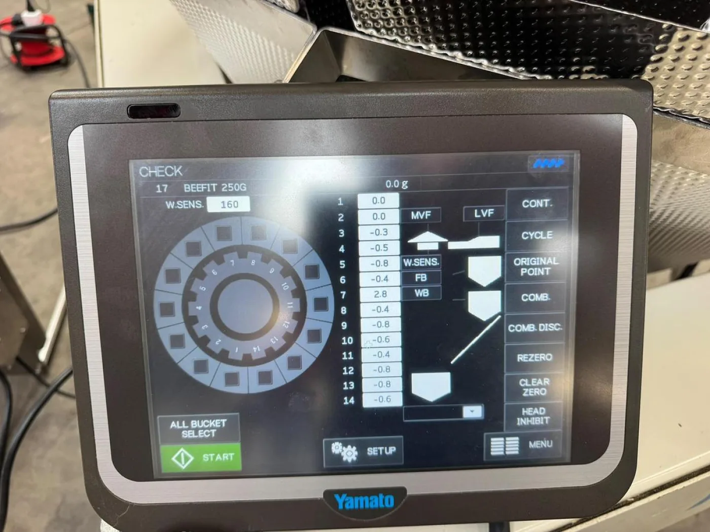 USED - 14 Head Yamato Multihead Weigher - 3