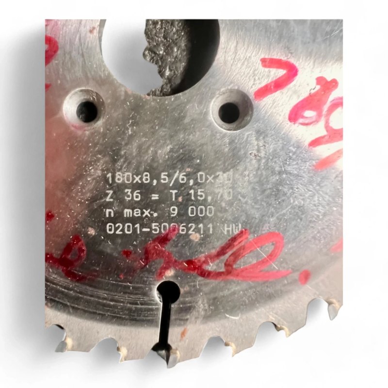 HW-Nuter 180x8,5/6,0x30 mm Z=36 FZ-Fa Schäffer