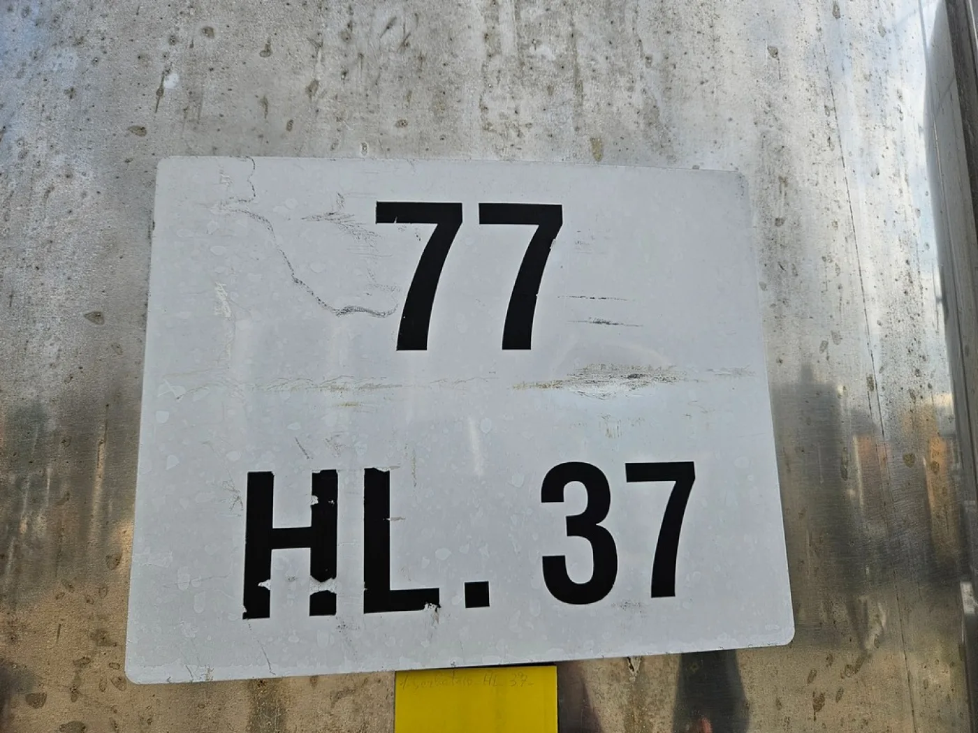 STAINLESS STEEL TANK CAPACITY LITERS 3700 (HL 37) ABOUT STORAGE MODEL, SECOND-HAND EQUIPMENT - 2