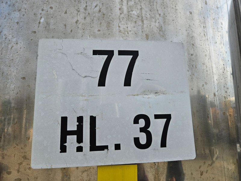 STAINLESS STEEL TANK CAPACITY LITERS 3700 (HL 37) ABOUT STORAGE MODEL, SECOND-HAND EQUIPMENT