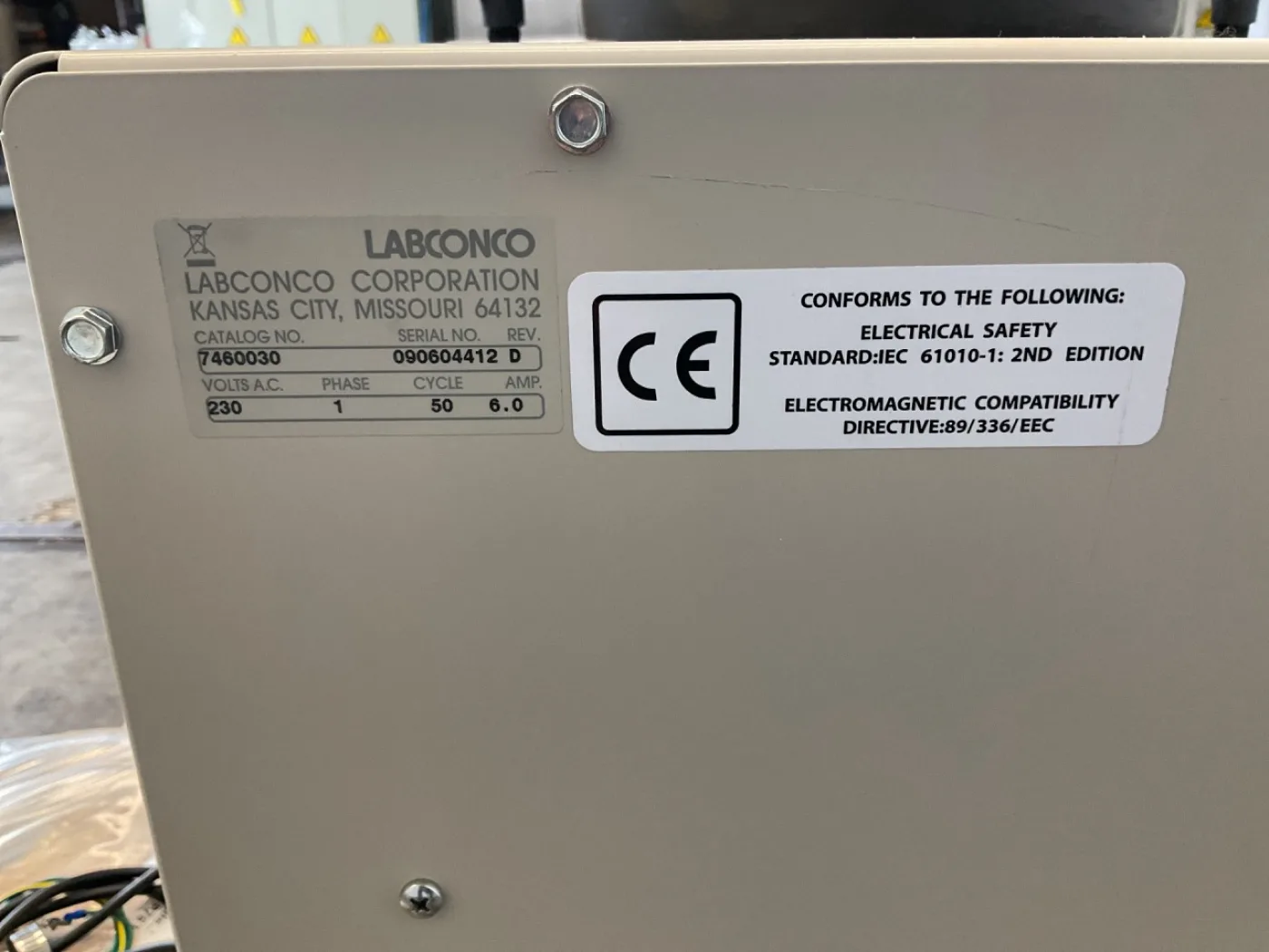 Labconco CentriVap Cold Trap - Refrigerator & Freezer - 6