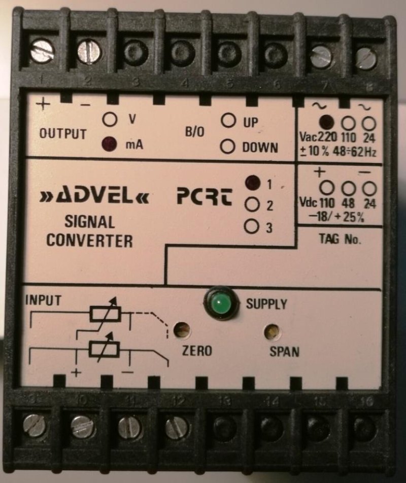 CONVERTITORE – ADVEL – MOD. PCRT1-220A