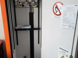 1961 - Used Schramm safety cabinet for compressed gas cylinders