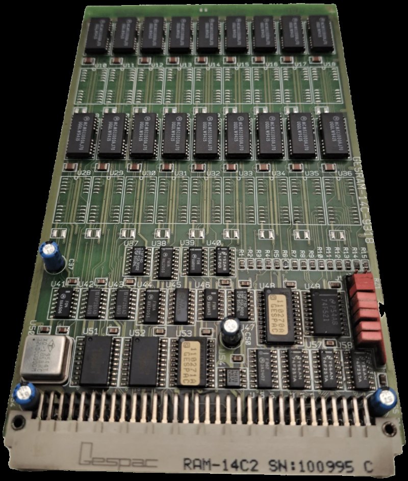 Gespac Electronic-Steckkarte Gespac GES RAM-14C2