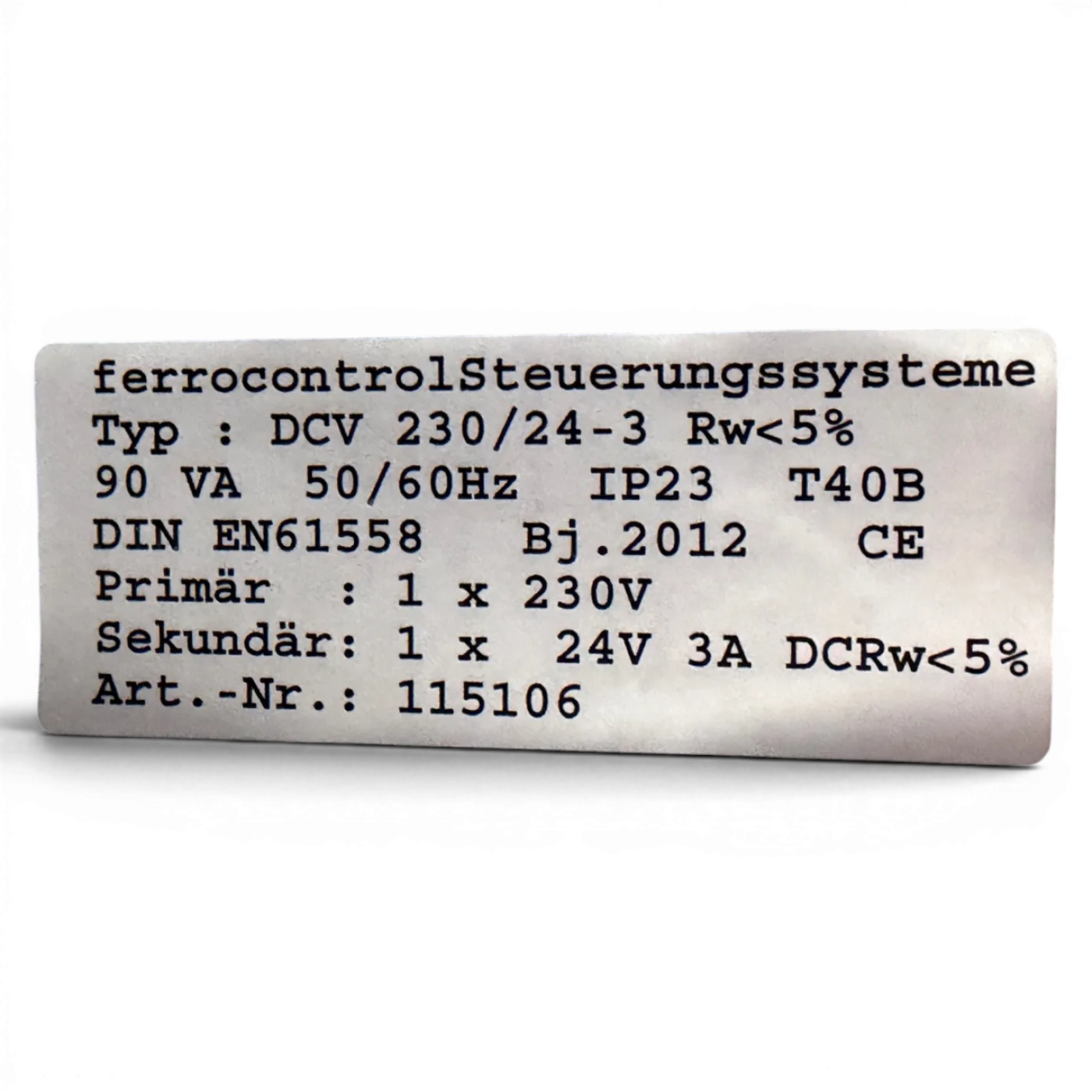 Ferrocontrol FIPC 1.7e Industrie Bedienpanel Art.-Nr. 1842 – CNC Panel PC für Priess und Horstmann CNC BAT - 8