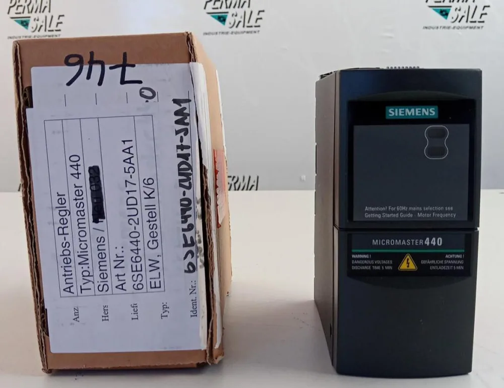 Siemens MICROMASTER 440 6SE6440-2UD17-5AA1 Frequency Converter