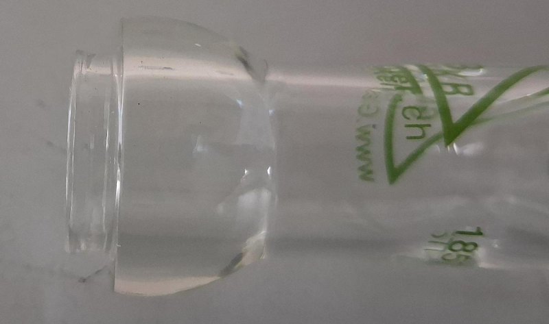 Glas Keller Abtropftrichter aus Borosilikatglas