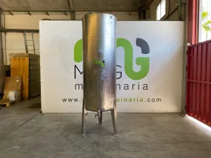Depósito sencillo en acero inoxidable 1.000 litros con eje agitador