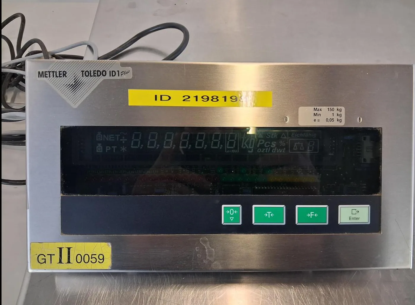 Mettler Toledo Plattformwaage ID1plus-A mit der Wägezelle DCC150ST - 6