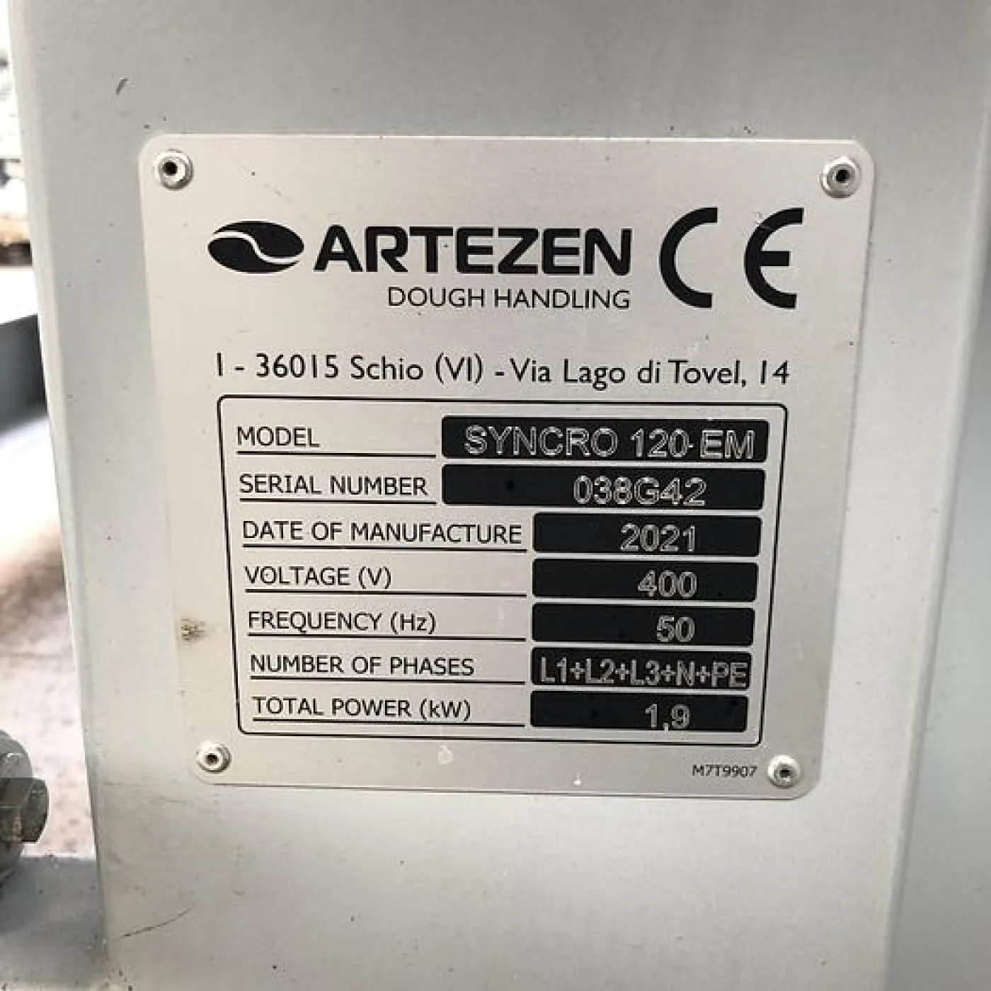 Artezen Syncro120EM Pico 2 pocket Roll Plant, with pinner and finger roll attachment, 20-120g - 4