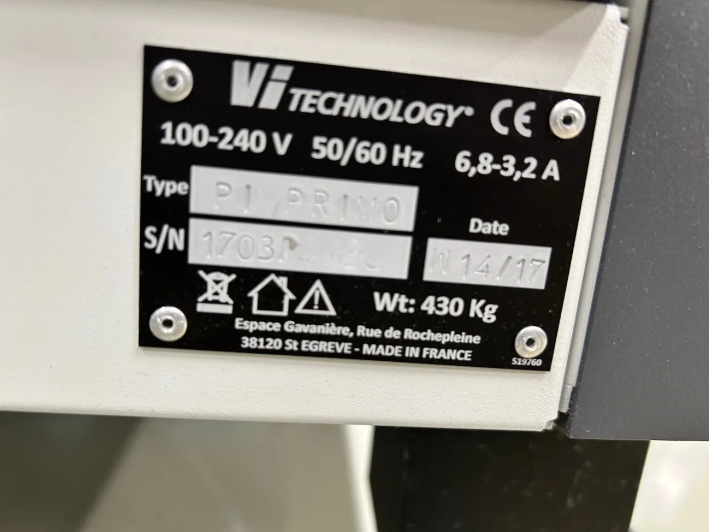 Vi Technology PI Primo SPI, vintage 2017 - 5
