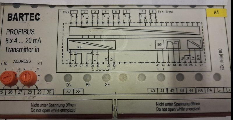 Bartec PROFIBUS DP-Modul / Ex-Transmitte