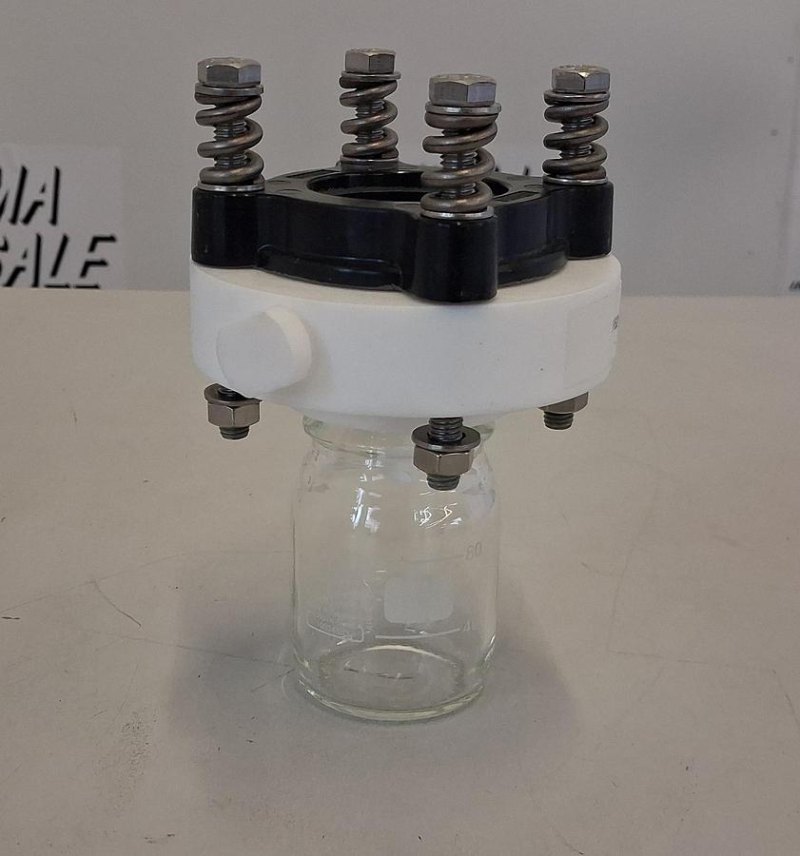 Normag Laborglasventil-System mit Federentkopplung