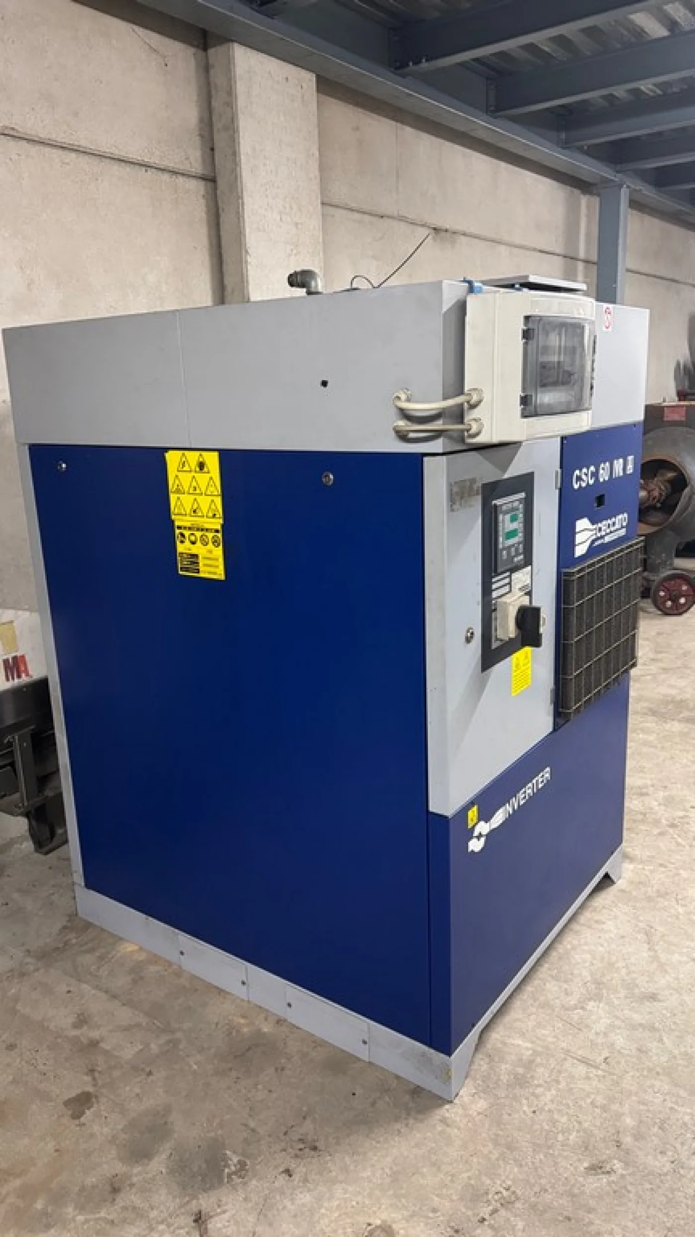 CECCATO ROTARY SCREW COMPRESSOR MODEL SCN 60/8 IVR, SECOND-HAND MACHINE - 5